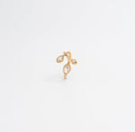 Marquise Twin Open Ring - Gold - Ektaraa