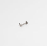 Mini Hook Labret Stud - Silver - Ektaraa