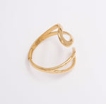 Vague d’Or Sculpted Cuff - Ektaraa