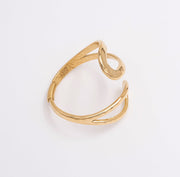 Vague d’Or Sculpted Cuff - Ektaraa