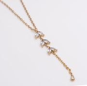 Crystal Bar Necklace - Ektaraa