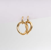 Interlinked Organic Hoops - Gold - Ektaraa