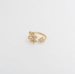 Daisy Spiral Ring - Gold - Ektaraa