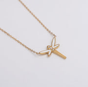 Dragonfly Pendant Necklace - Ektaraa