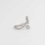 Marquise Twin Open Ring - Silver - Ektaraa