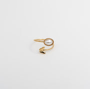 Butterfly Pearl Ring — Gold