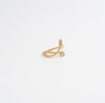 Marquise Twin Open Ring - Gold - Ektaraa