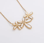 White Floral Necklace - Ektaraa