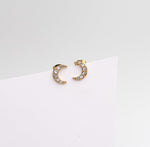 Gold Moon Studs - Ektaraa
