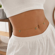 Bloom Charm Waist Chain - Gold