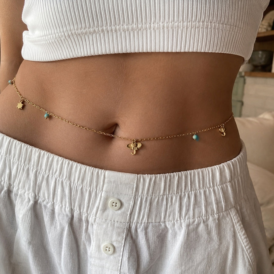 Zariya Waist Chain - Gold