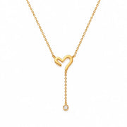 Heart Lariat Necklace