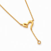 Heart Lariat Necklace