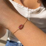 Petal Ring Bracelet – 18K PVD Coated | Éktaraa – demi-fine bracelet, 18K PVD gold, anti-tarnish | Éktaraa