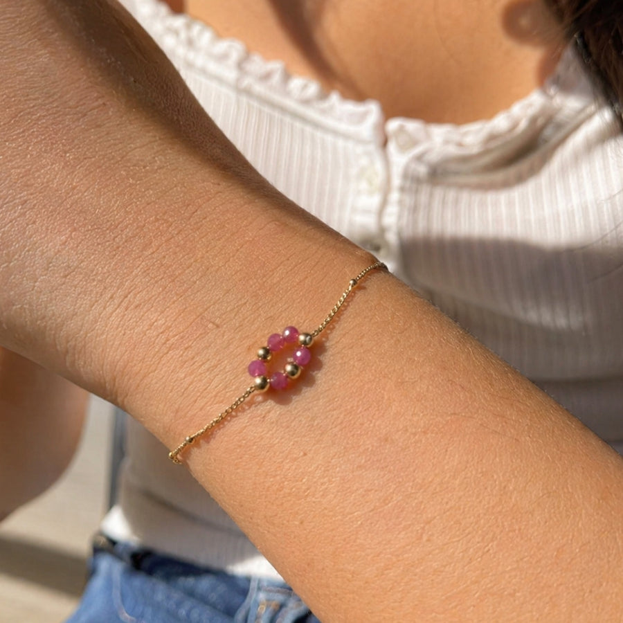 Petal Ring Bracelet – 18K PVD Coated | Éktaraa – demi-fine bracelet, 18K PVD gold, anti-tarnish | Éktaraa