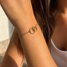 Eden Link Bracelet | Éktaraa – demi-fine bracelet, 18K PVD gold, anti-tarnish | Éktaraa