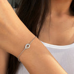 Silver Tear – 18K PVD Coated | Éktaraa – demi-fine bracelet, 18K PVD gold, anti-tarnish | Éktaraa