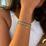 Sea Whisper | Éktaraa – demi-fine bracelet, 18K PVD gold, anti-tarnish | Éktaraa