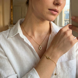 The Gilded Tear Set - Anti-Tarnish 18K Gold Jewelry Set | Éktaraa