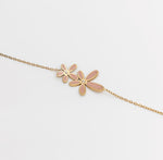 Twin Bloom – 18K PVD Coated | Éktaraa - Ektaraa