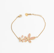 Twin Bloom – 18K PVD Coated | Éktaraa - Ektaraa
