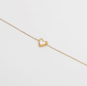 Heart Outline Bracelet | Éktaraa - Ektaraa