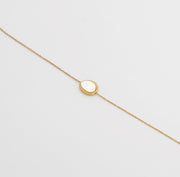 Pearl Charm Set - Anti-Tarnish 18K Gold Bracelet & Necklac – demi-fine jewellery, 18K PVD gold, waterproof | Éktaraa – view 2