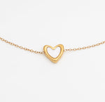 Heart Outline Bracelet | Éktaraa - Ektaraa