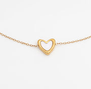 Heart Outline Bracelet | Éktaraa - Ektaraa