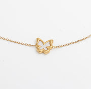 Butterfly Charm Bracele – 18K PVD Coated | Éktaraa - Ektaraa