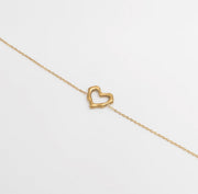 Amora Heart Bracelet – 18K PVD Coated | Éktaraa - Ektaraa