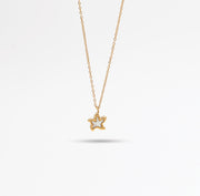 Star Charm Set - Anti-Tarnish 18K Gold Bracelet & Necklace – demi-fine jewellery, 18K PVD gold, waterproof | Éktaraa – view 2