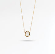Pearl Charm Set - Anti-Tarnish 18K Gold Bracelet & Necklac – demi-fine jewellery, 18K PVD gold, waterproof | Éktaraa – view 3