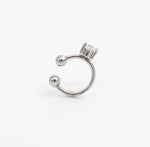 Nova Solitaire Cuff – 18K PVD Coated | Éktaraa - Ektaraa