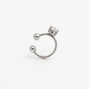 Nova Solitaire Cuff – 18K PVD Coated | Éktaraa - Ektaraa
