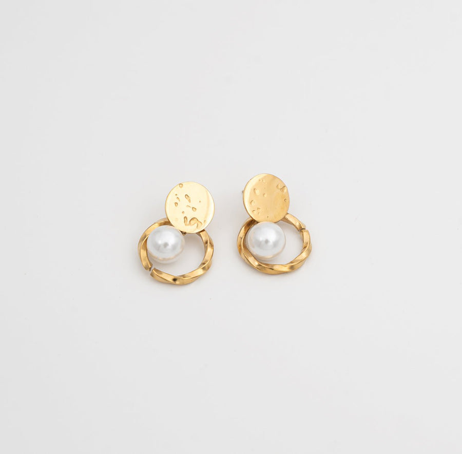 Luna Pearl – 18K PVD Coated | Éktaraa - Ektaraa
