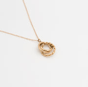 golden rings pendant – 18K PVD Coated | Éktaraa