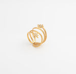 Star Spiral – 18K PVD Coated | Éktaraa - Ektaraa