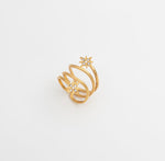 Star Spiral – 18K PVD Coated | Éktaraa - Ektaraa